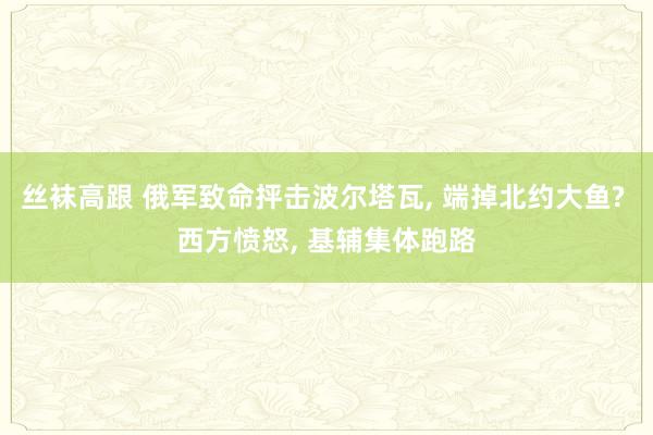 丝袜高跟 俄军致命抨击波尔塔瓦， 端掉北约大鱼? 西方愤怒， 基辅集体跑路